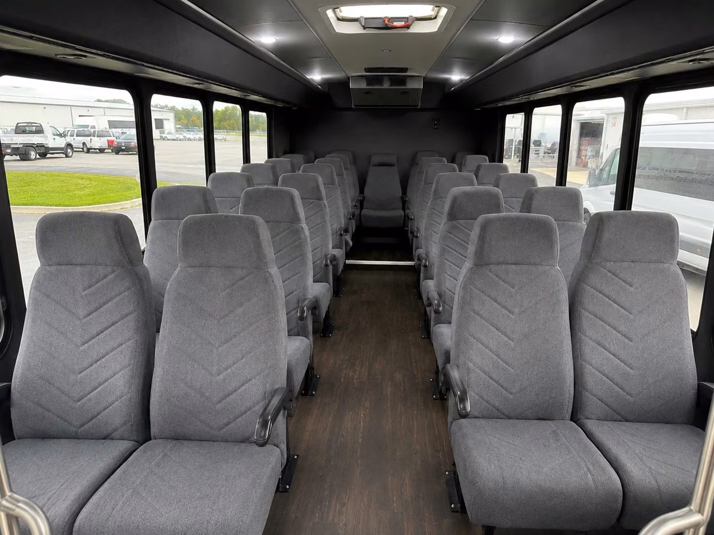 18 passenger minibus interior