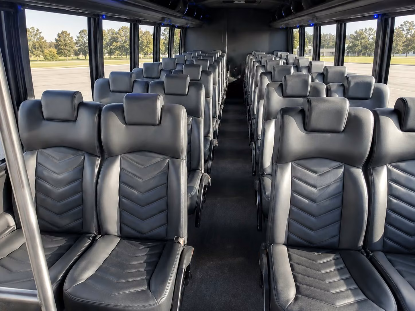 20 passenger minibus interior