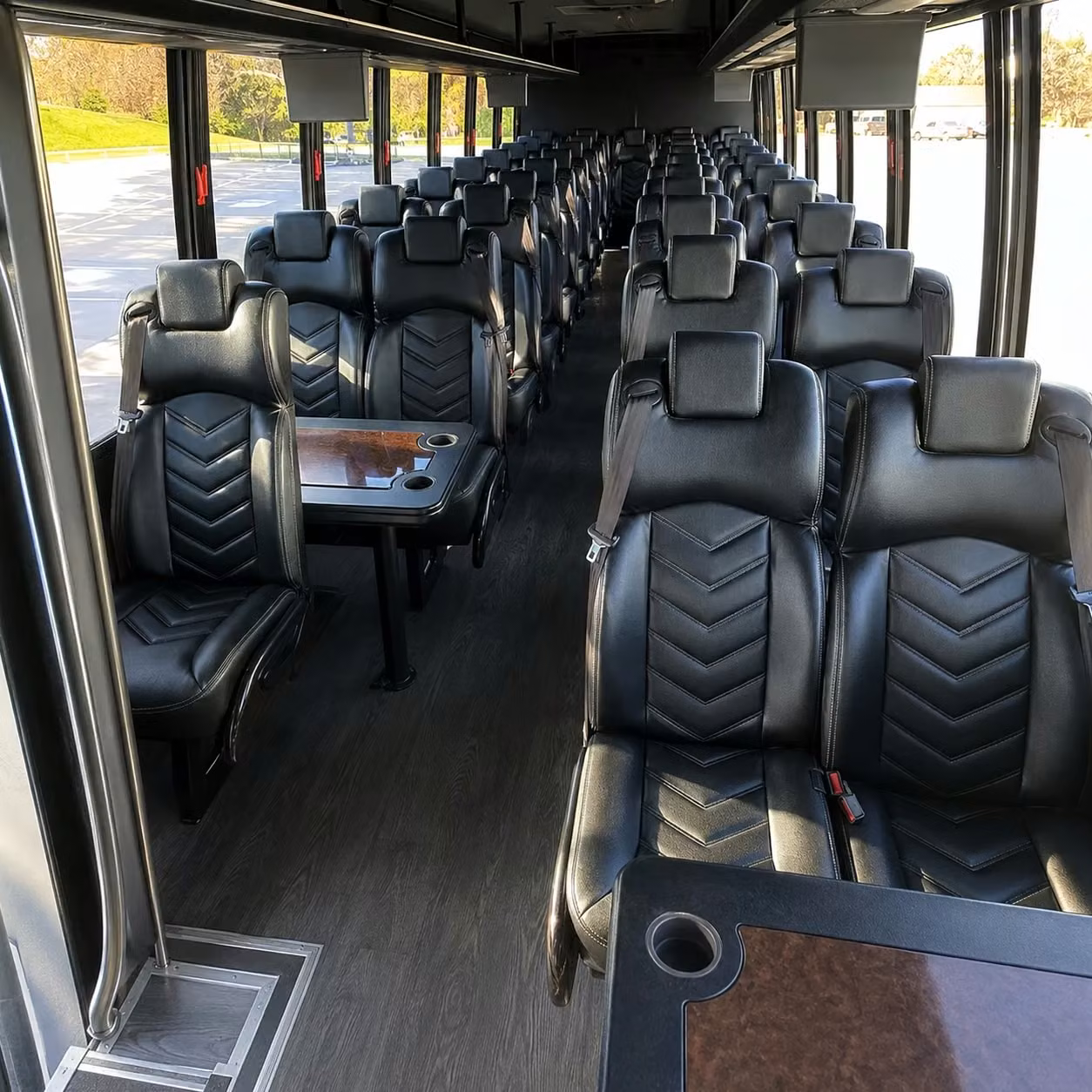 28 passenger minibus interior