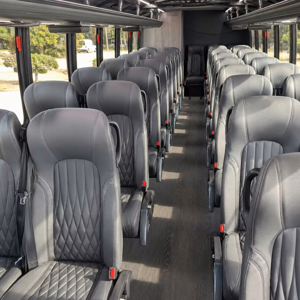 30 passenger minibus inside