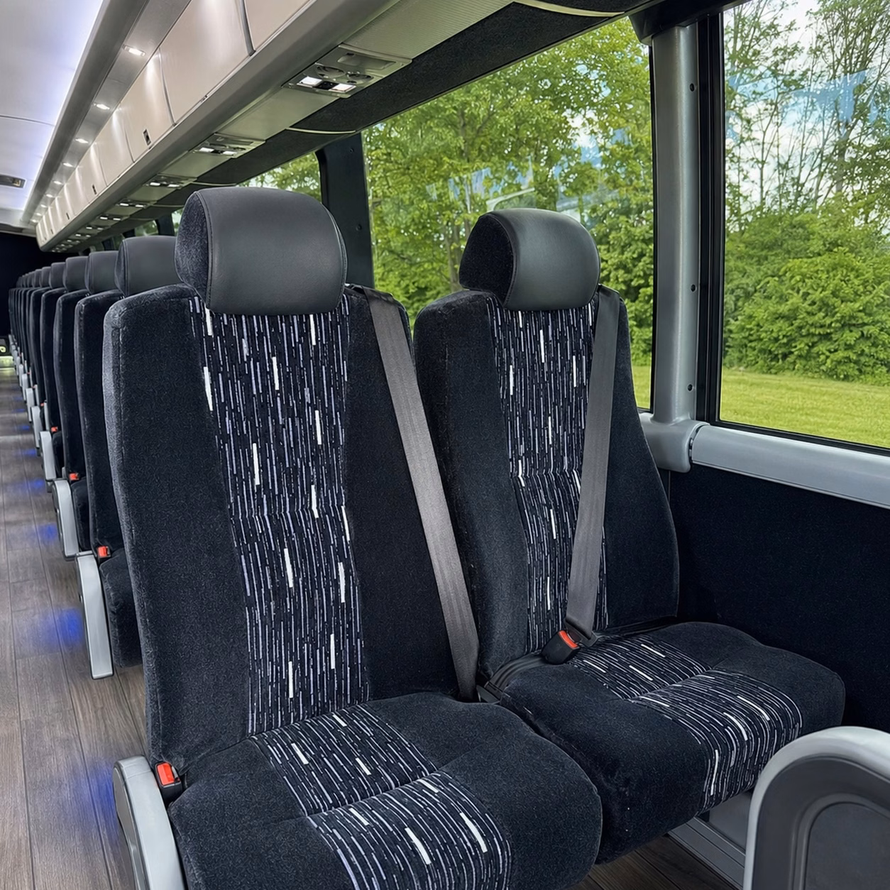 charter bus rentals for large wedding guest shuttles between san francisco and san mateo