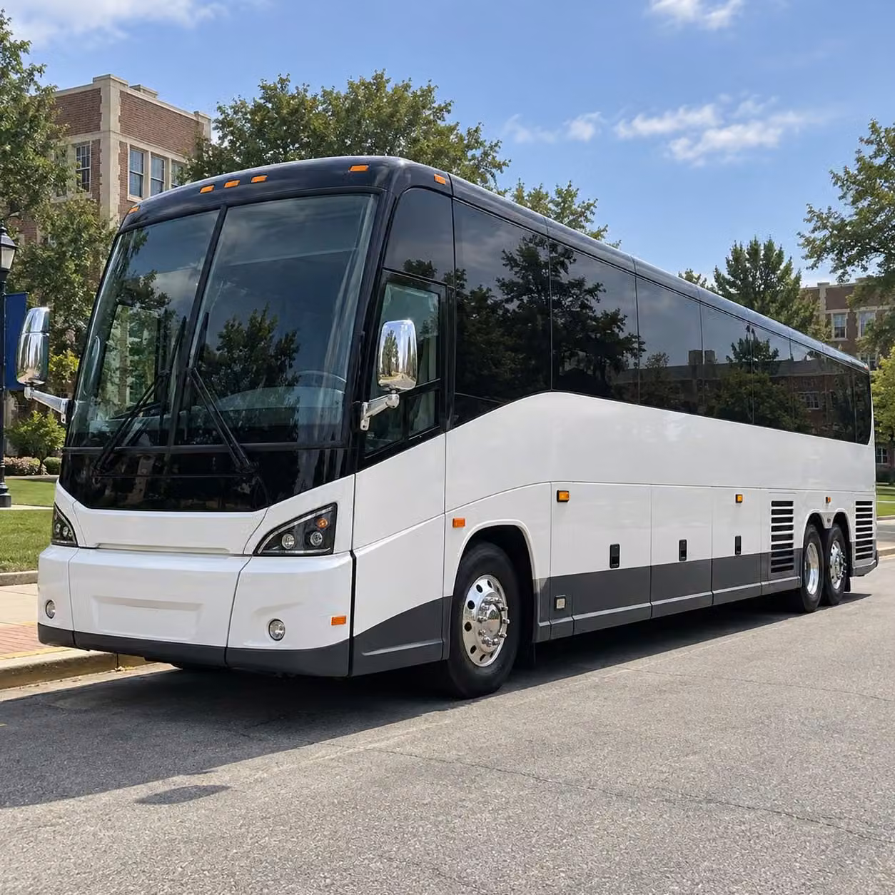 san mateo charter bus rentals for sports teams and fan groups